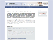 Tablet Screenshot of nfvp.cz